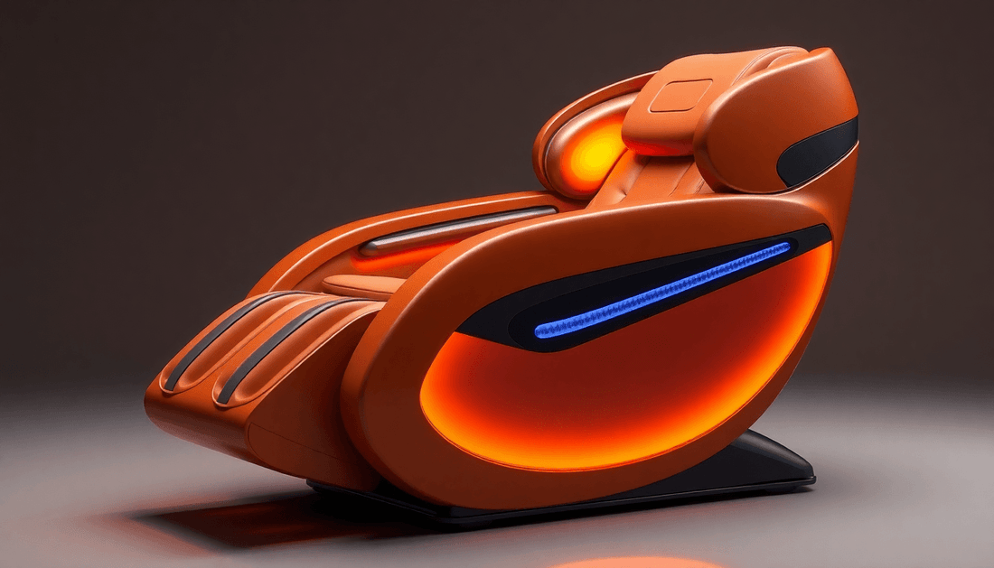 Fujiiryoki massage chairs 2025 featuring an innovative design and illuminated accents for total body wellness.