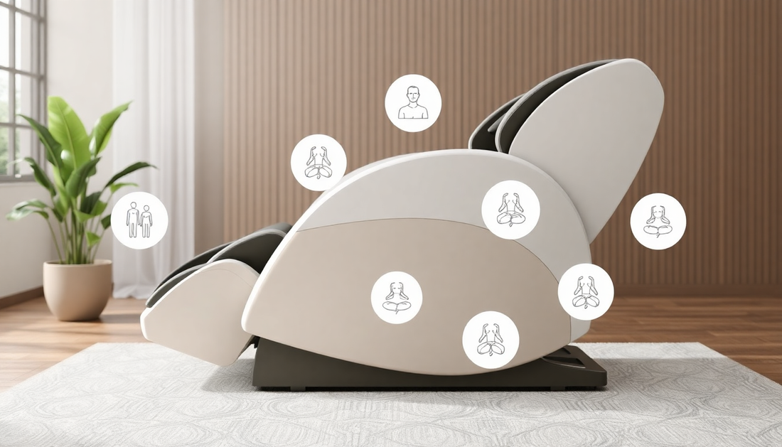 Synca Massage Chairs: Slide-Ready Blueprint Mapping Swedish, Shiatsu & Reflexology to Targeted Body Parts and Therapeutic Benefits