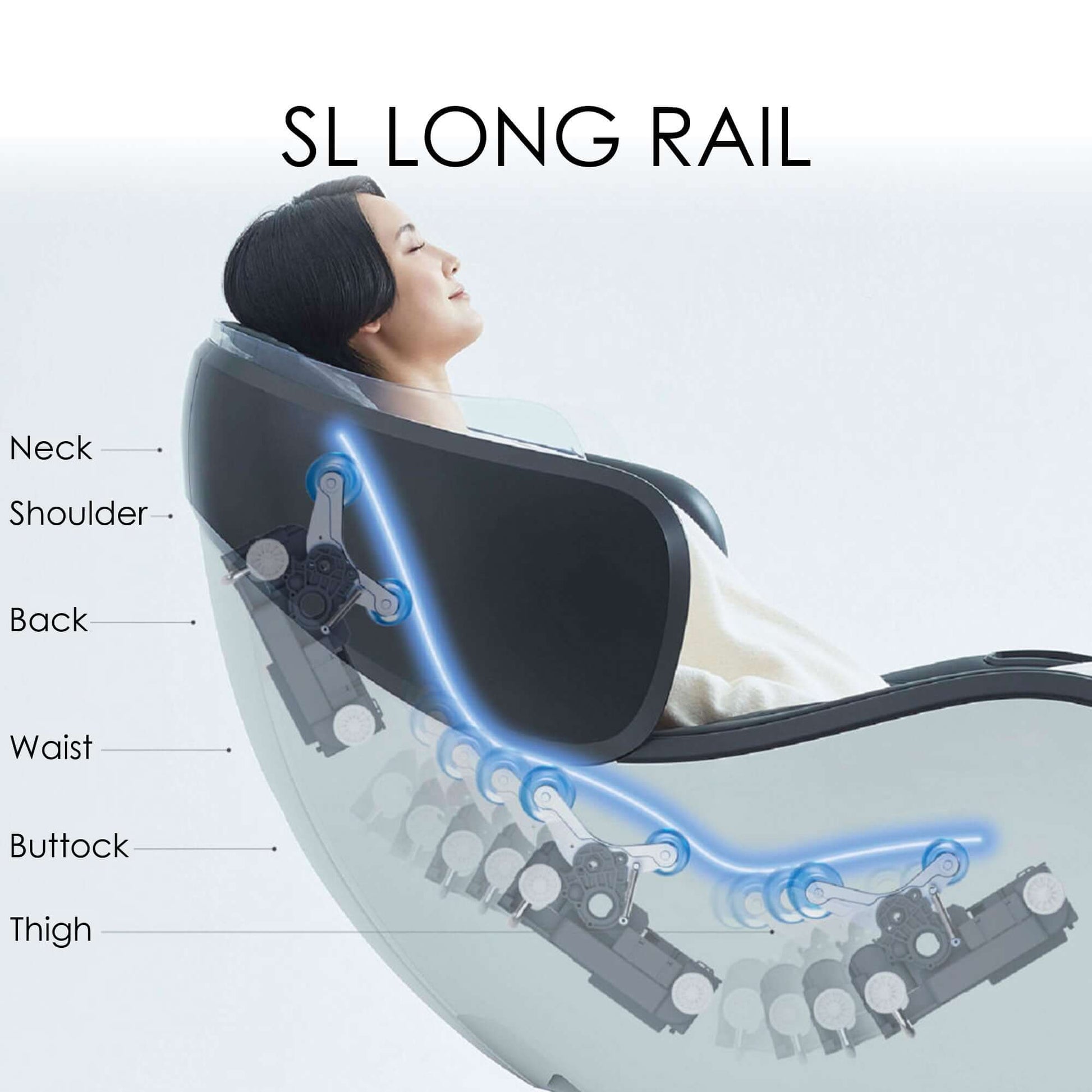 Synca Wellness CirC 3 Zero Gravity SL Track Heated Massage Chair - Electric Massaging Chairs