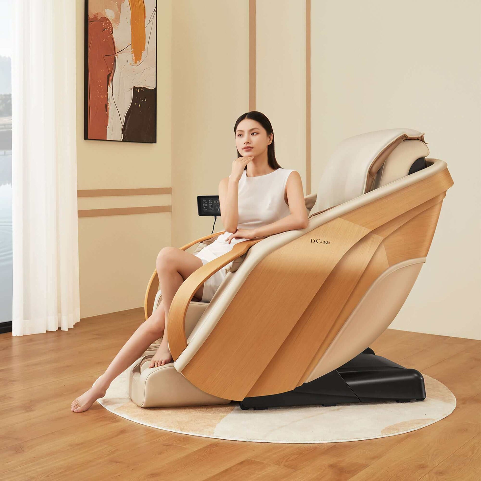 DCore 2 - Made in Japan Ultra Premium Massage Chair w/ Oak Side Panels