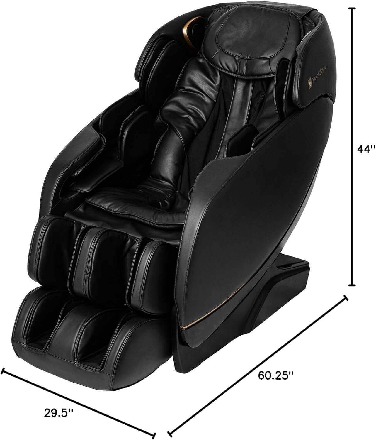 Inner Balance Jin 2.0 - Deluxe Heated SL Track Zero Gravity Massage Chair - Electric Massaging Chairs